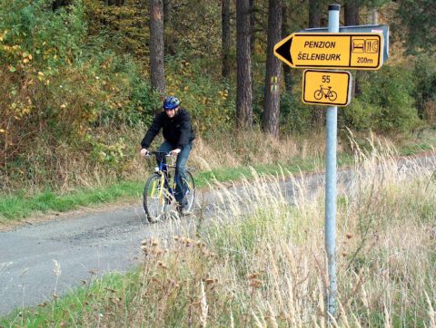 Kondiční cyklotrasy na Cvilíně (Krnov)