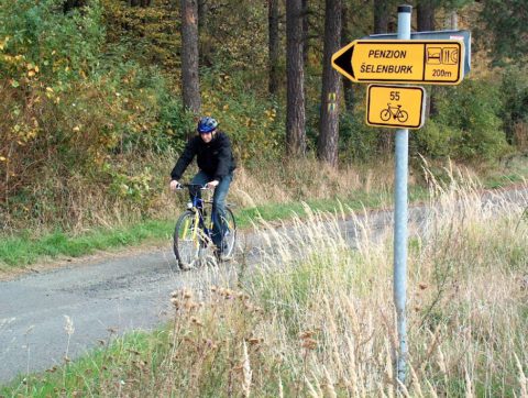 Kondiční cyklotrasy na Cvilíně (Krnov)